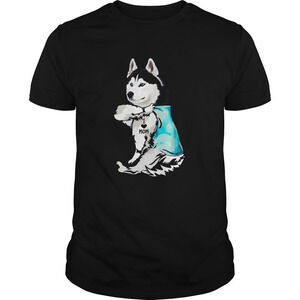 Husky Tattoos I Love Mom Shirt
